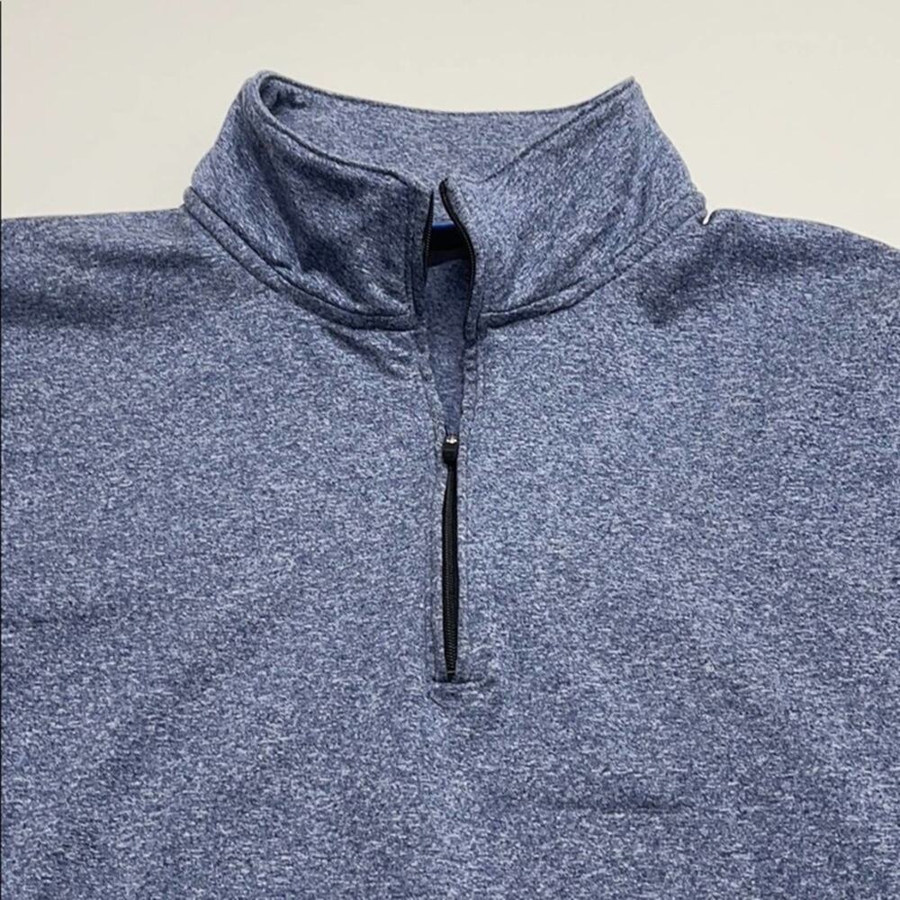 APT 9 Mens Small Blue 1/4 Zip Long Sleeve Stretch